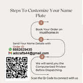 Personalized Krishna Weatherproof Name Plate with House Number